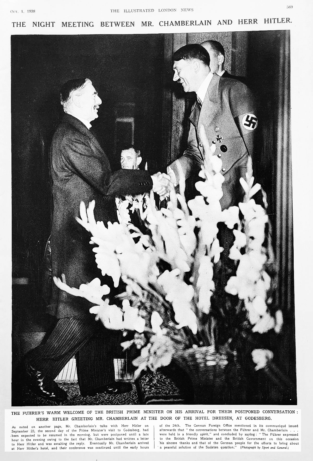 1938 Hitler meets Mr. Chamberlain